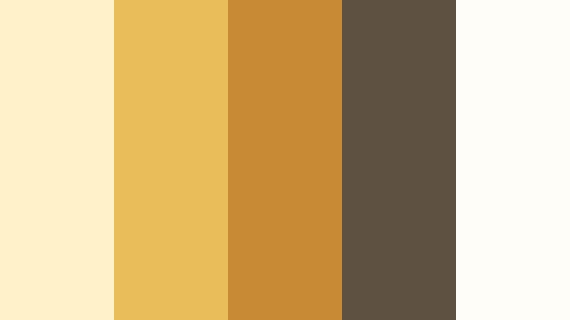 golden open house real estate video color color palette with hex codes