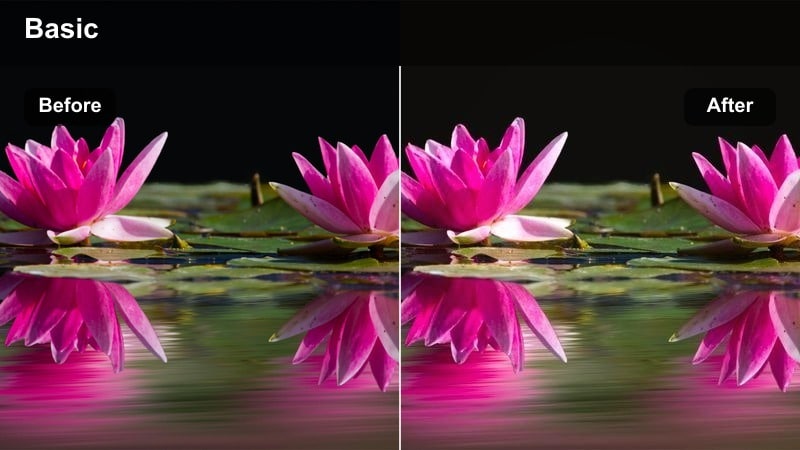 Close-up portrait at sunset with warm, soft golden light on the face.