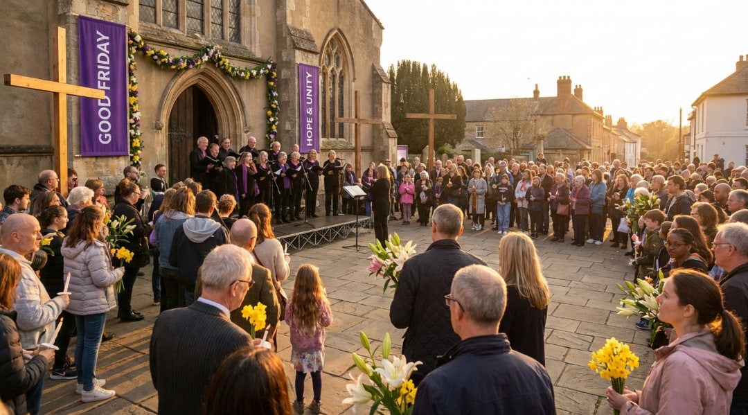 Good Friday Church flyer prompts and church announcement designs