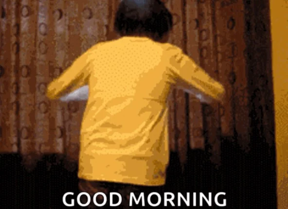 blinding good morning sticker gif