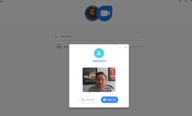 Google Duo video calling for pc