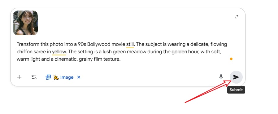 add prompts for ai saree photos
