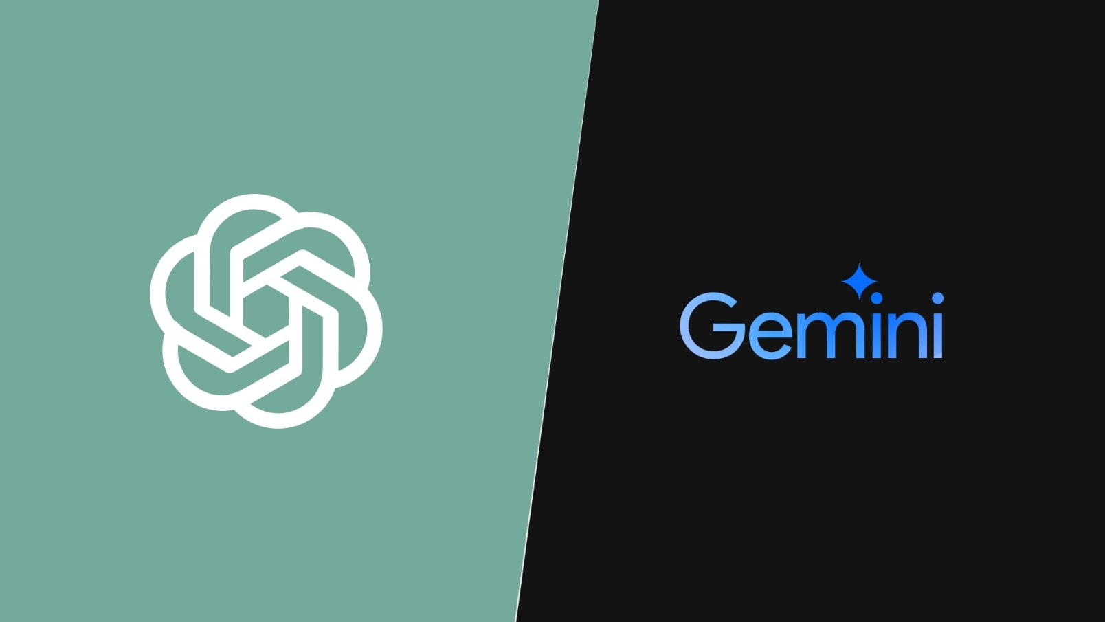 логотипы chatgpt и gemini