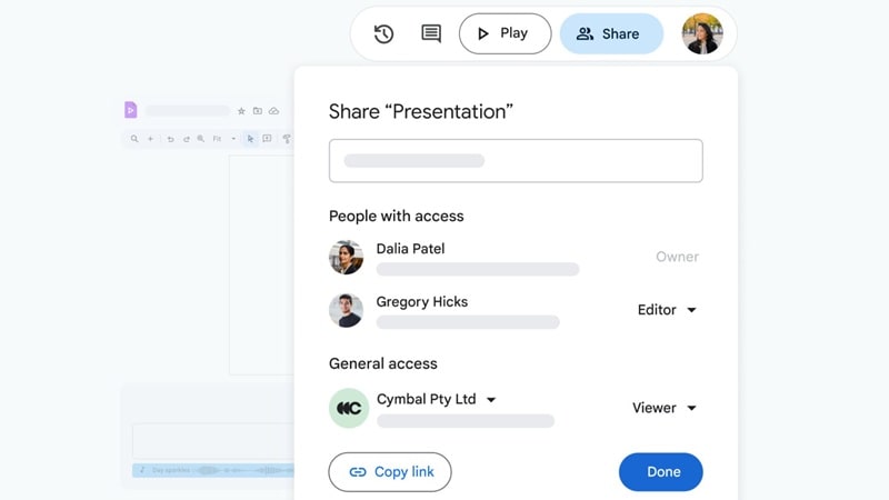 google vids collaboration feature