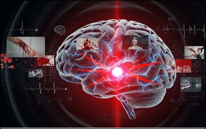 the brain reacting to gore