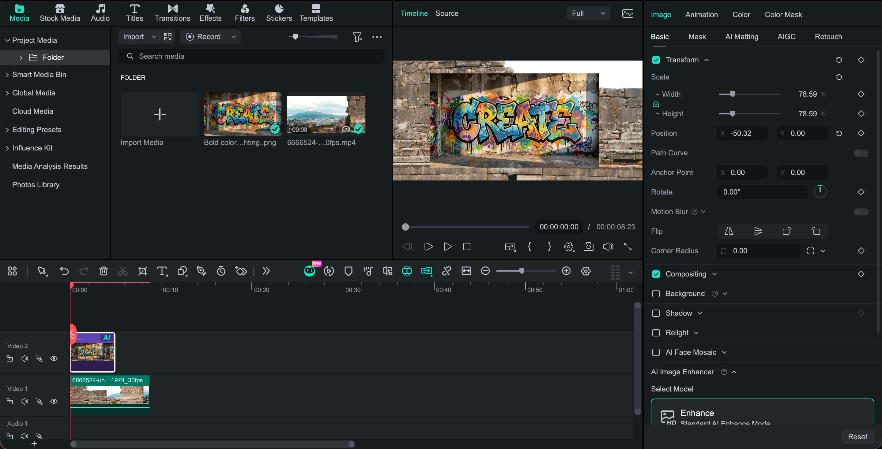 add the result to your video