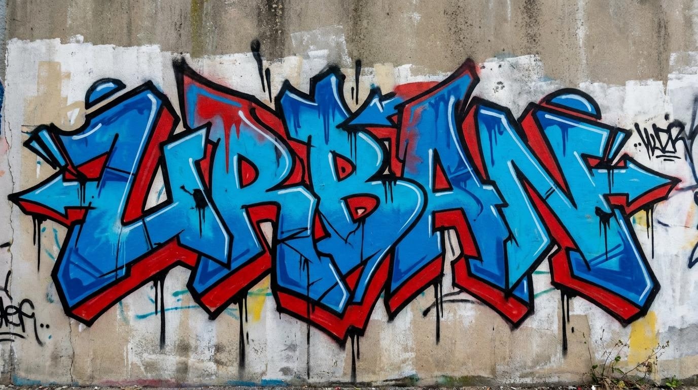 wildstyle lettering graffiti art example