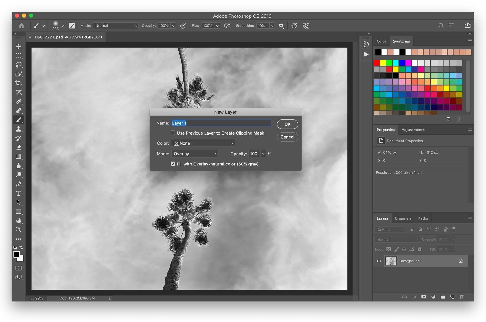 grain filter overlay photoshop
