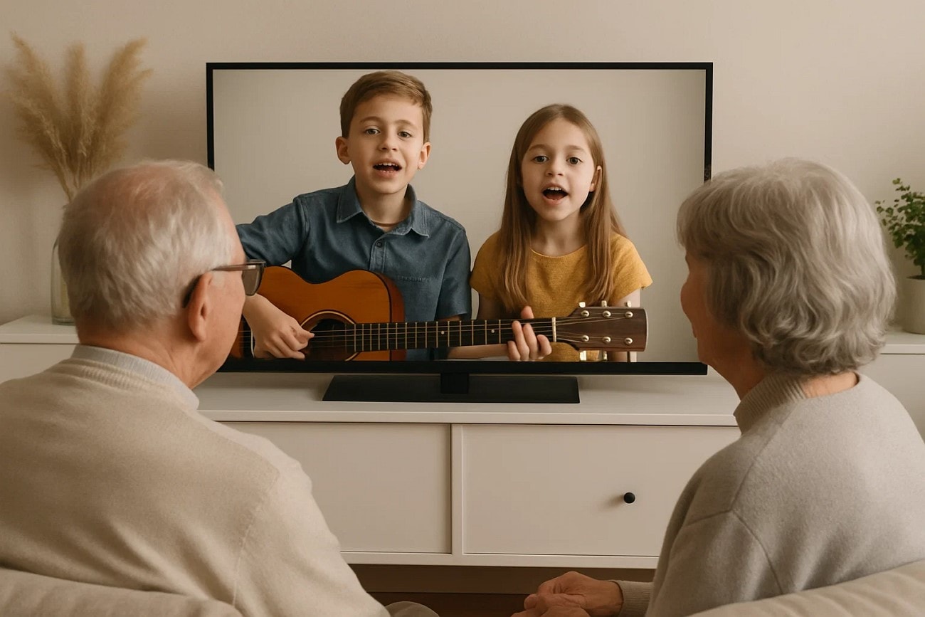 children music recording for grandparents
