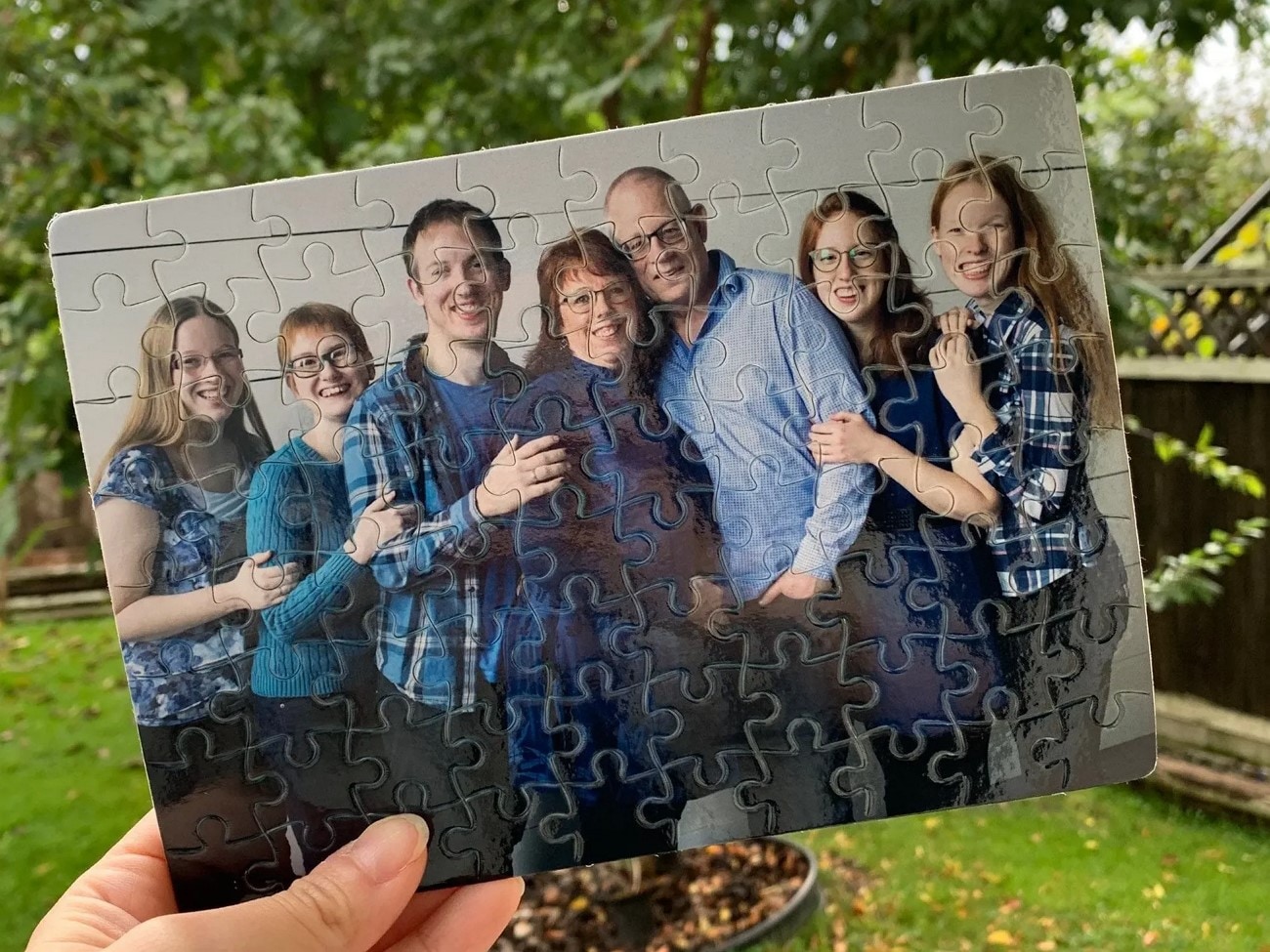 family puzzle for grandparents day gift