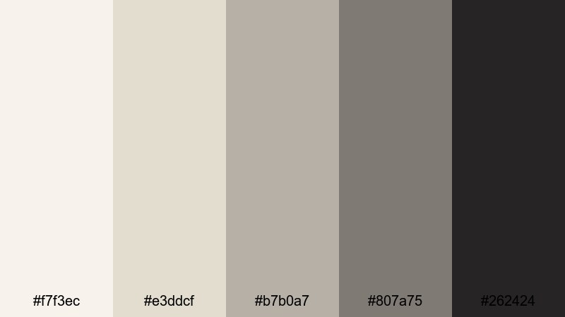 graphite halo minimal white gold color palette with hex codes