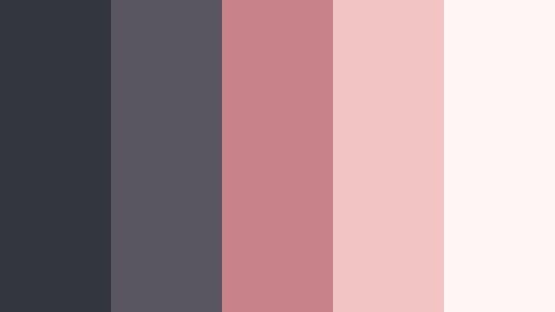 graphite rose haze stormy graphite color palette with hex codes