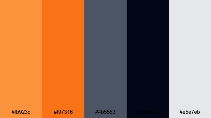 graveyard fog and flame halloween color palette with hex codes