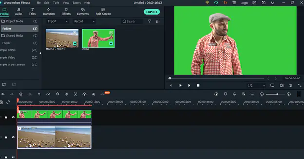 how to do green screen in imovie