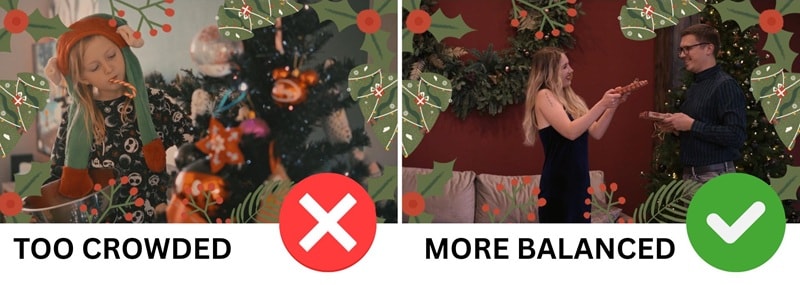 footage tips for christmas green screen