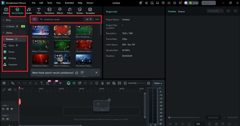 add videos from stock library