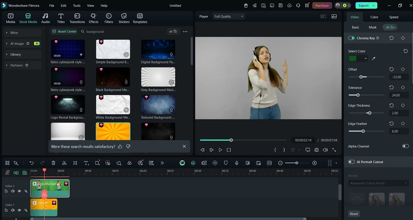 chroma key effect