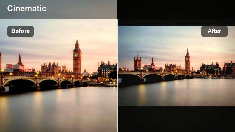 Muted gritty filter on skateboarding in city street