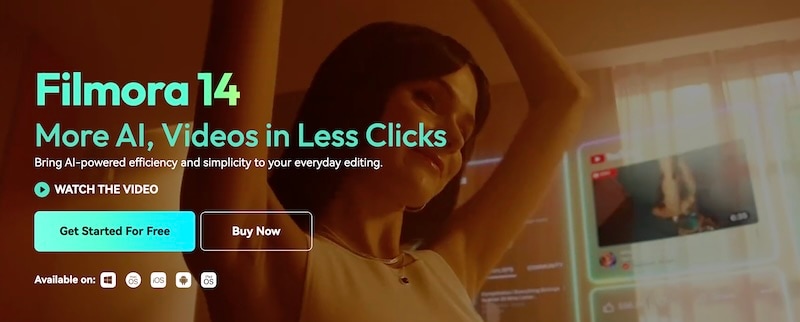 filmora editor banner