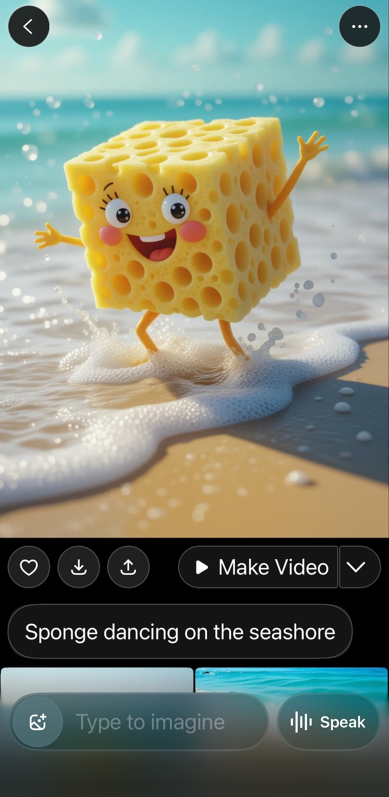 grok image selection