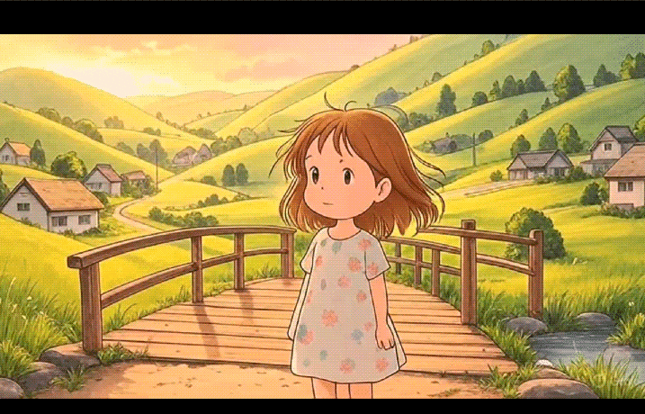 ghibly style grok ai video gif