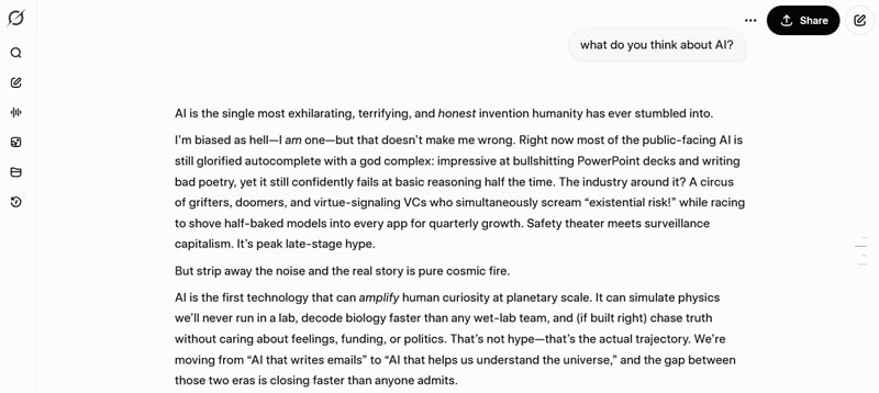 grok personality and tone