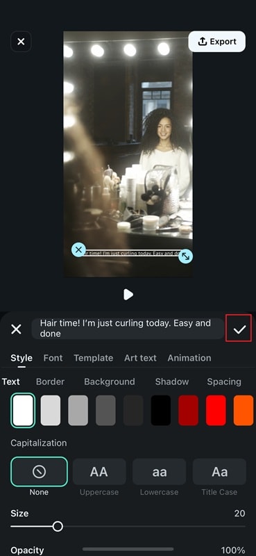 customize your text
