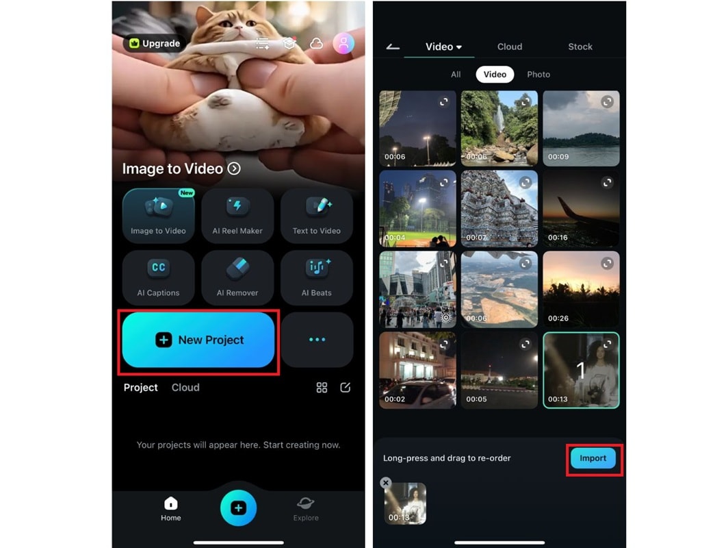 import your clips