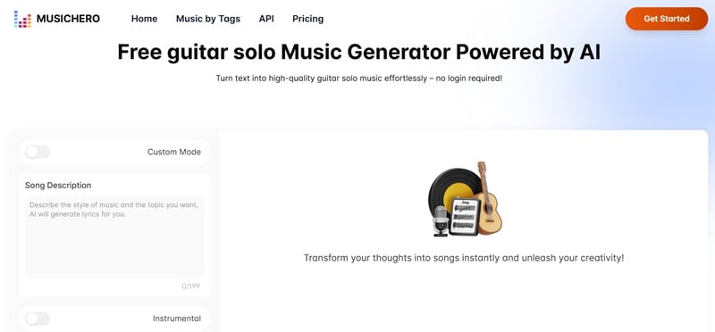 musichero top ai guitar riff generator