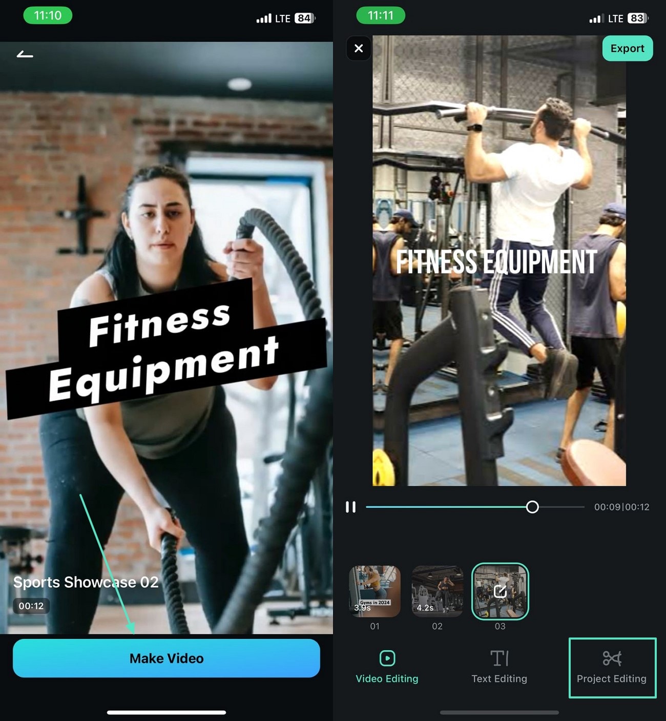 make video for gym