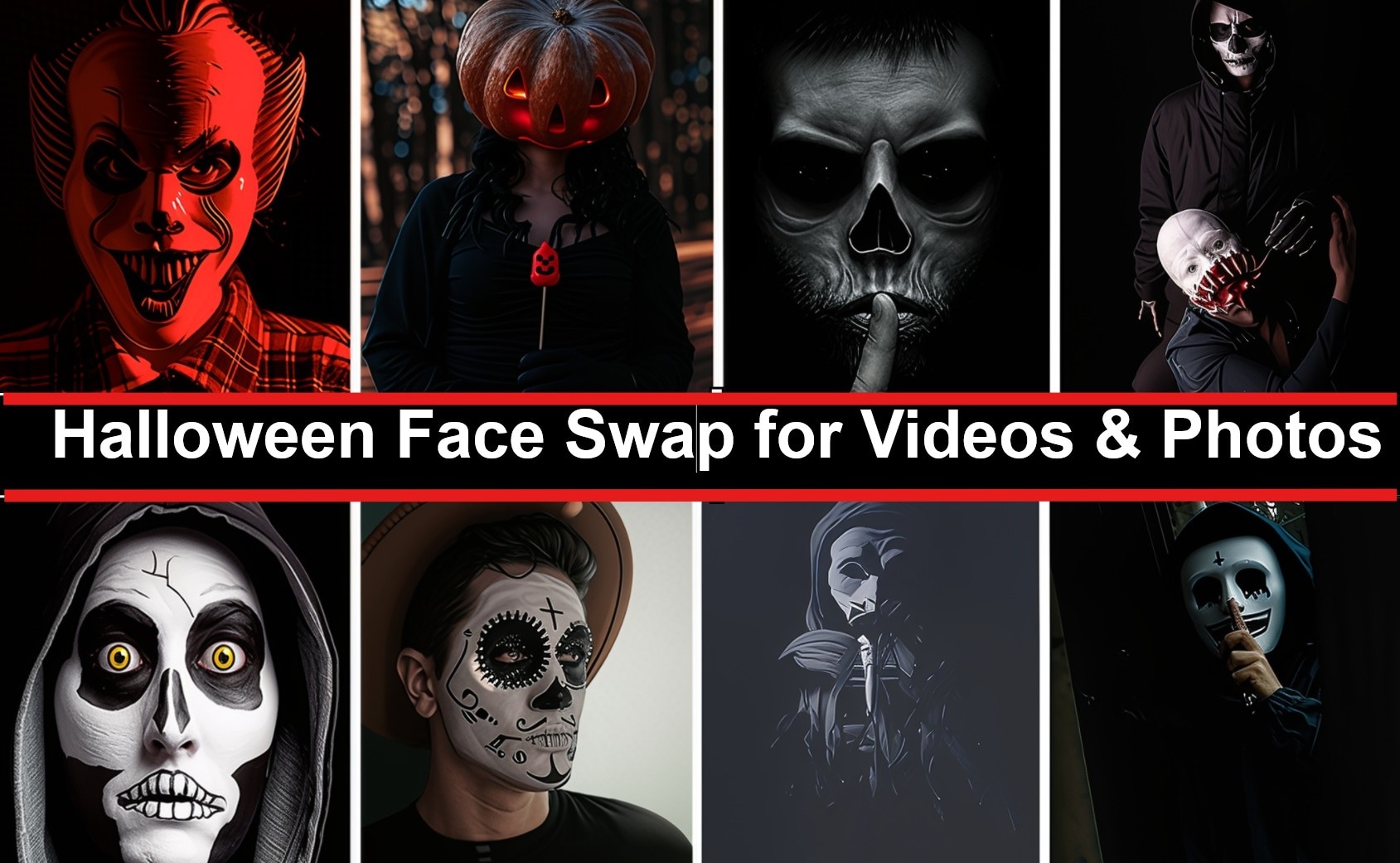 halloween face swap
