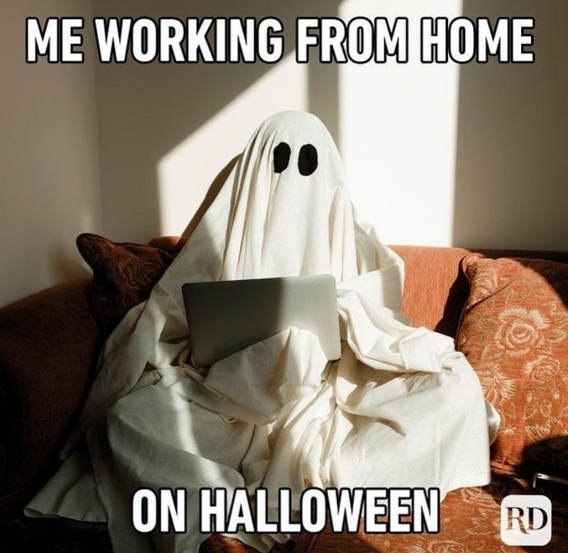 work from home halloween