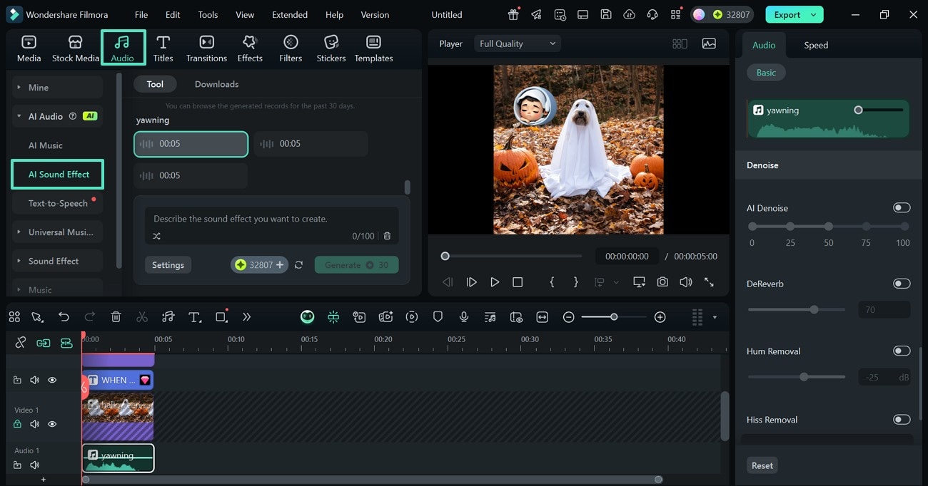 generate ai sound effect