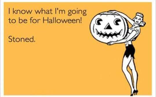 partying on halloween