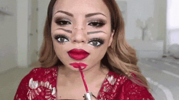 shooting halloween makeup for content