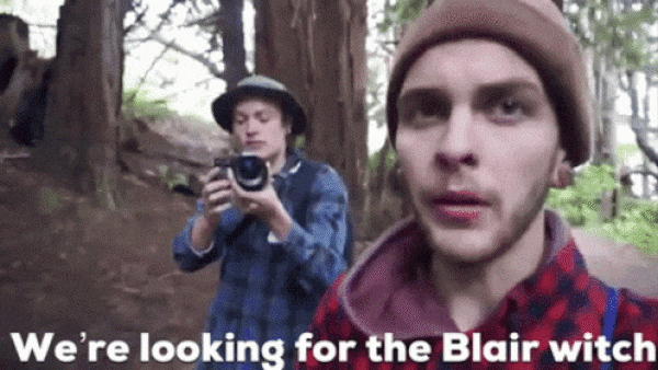 using blair witch project for inspiration