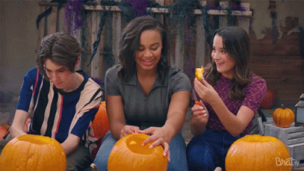 pumpkin carving with your friends