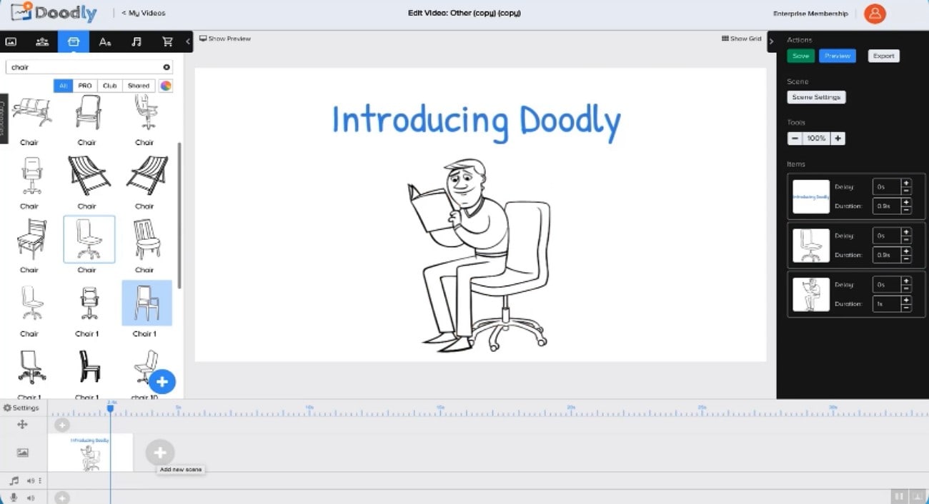 doodly handwriting video maker