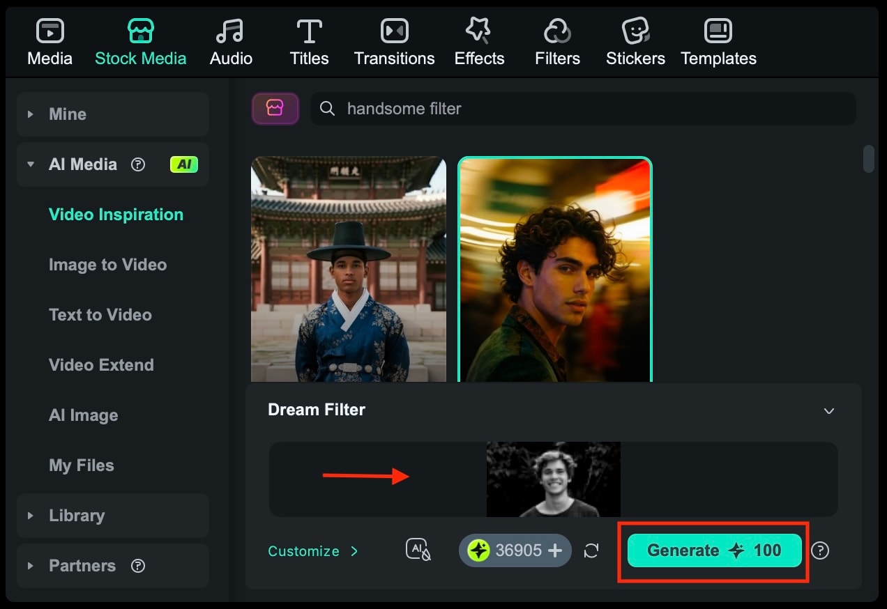 générer la vidéo à partir des images