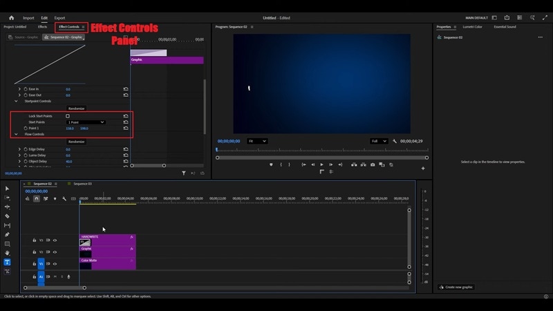 customize the movement of the text