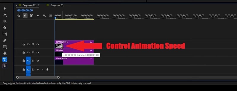 customize the speed of the animation