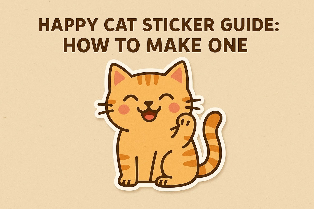 happy cat sticker gif guide