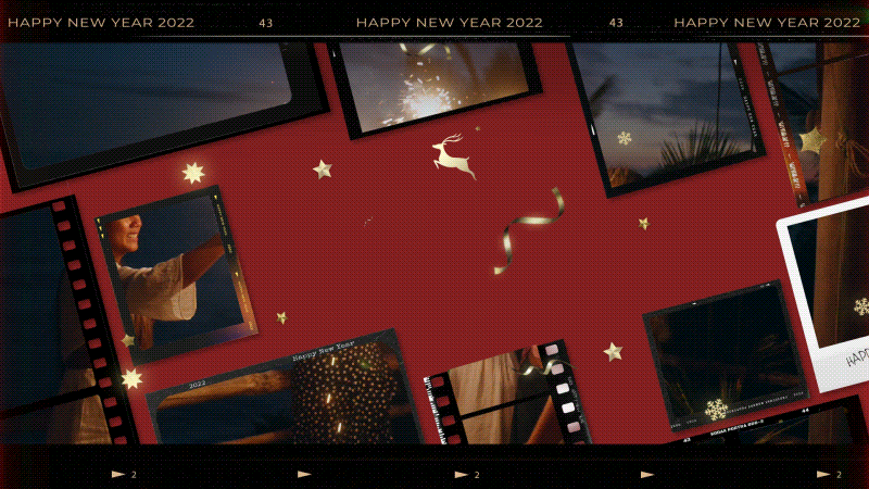 multiple photo frames for new year