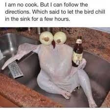turkey chilling meme