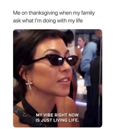 thanksgiving clapback meme