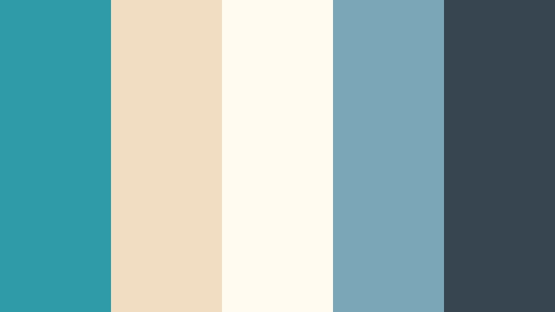harbor breeze escape turquoise and sandy beige resort color color palette with hex codes