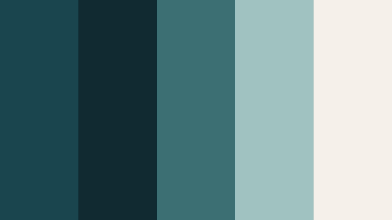 harbor nightframe stormy teal color palette with hex codes
