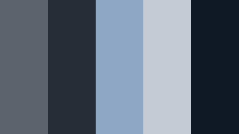 harbor tempest drama stormcloud gray color palette with hex codes