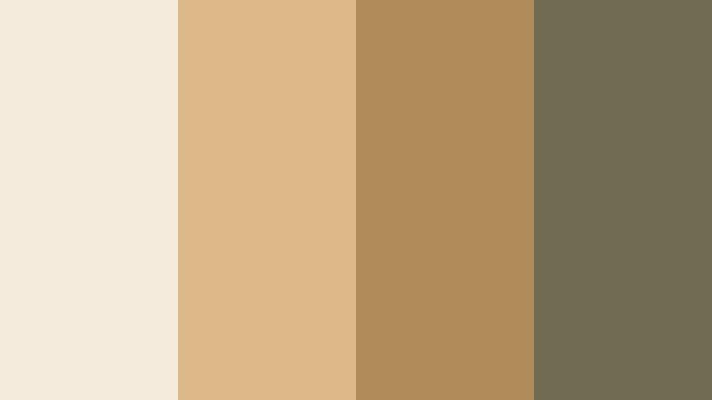 harvest field calm amber beige color palette with hex codes