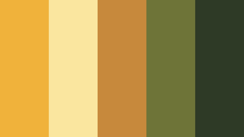 harvest field glow golden honey color palette with hex codes